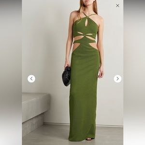 Patbo Asterisk Cutout stretch knit maxi dress